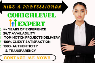 be your go high level expert gohighlevel workflow expert highlevel automations