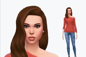 make personalized sims 4 characters, sims 4 couples, and sims 4 family builds