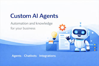 build custom ai agents for your business