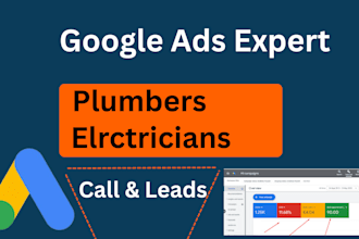 do google ads for plumbers, electricians and real estate ect