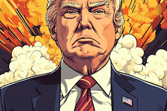 make a political cartoon