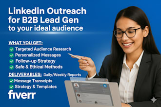 send linkedin connection requests and messages to your audience