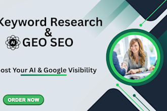 do in depth keyword research and GEO SEO for ai and google