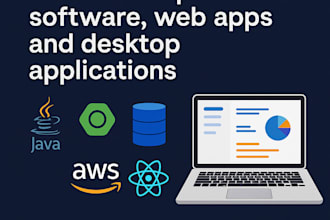 develop custom software, web apps, and desktop applications