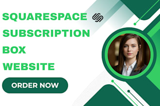 design and build a professional squarespace subscription box website