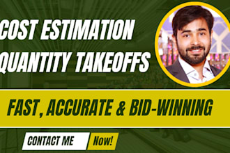do accurate material take off and cost estimation for anyone