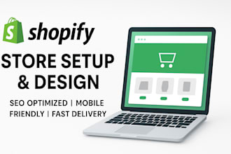 build, redesign or fix your shopify store for sales and SEO growth