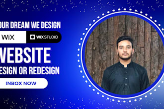 design or redesign your wix studio website