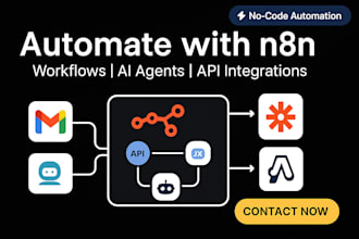 setup makecom automation,fix n8nworkflow,n8n automation zapier and vapi ai agent