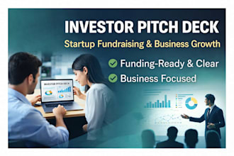 create investor pitch deck with financials