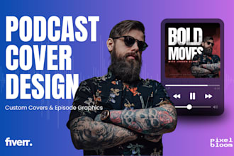 design a professional podcast cover
