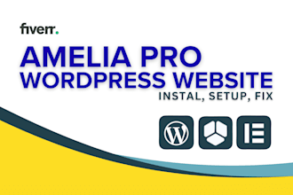 install and setup amelia pro, bookly, latepoint, bookingpress on wordpress site