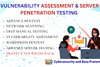 do penetration testing and vulnerability assessment for websites and servers