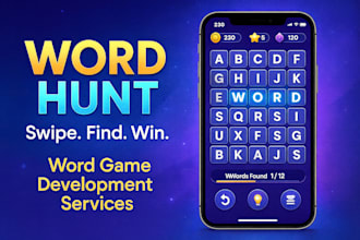 develop a word guessing, crossword, or trivia game in unity