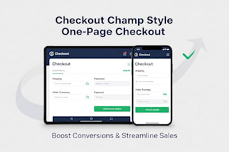 build a checkout champ style onepage checkout for your store