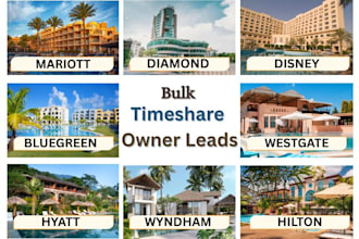 provide bulk timeshare owner leads USA