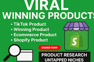 do viral dropshipping  products research for a shopify winning product