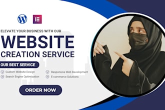 do a cheap 1 page wordpress site with customization