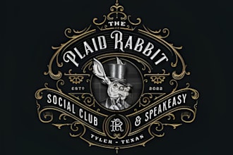 do awesome steampunk and vintage logo in 24 hrs