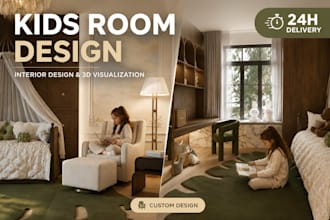 design custom kids bedroom interior