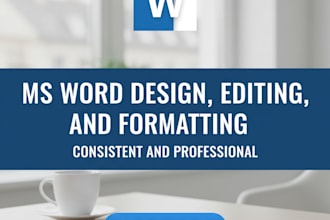 professionally create, edit, and format ms word documents