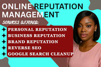 do reverse SEO and brand reputation management as a certified ORM specialist