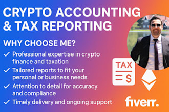 crypto accounting and tax report preparation
