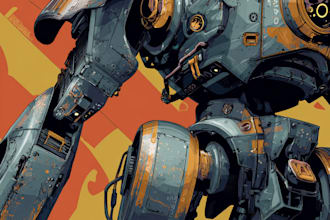 create custom mecha robot art