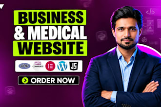 develop luxury business and medical wordpress website that boosts sales