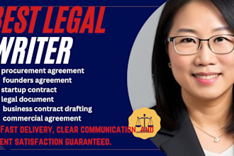 draft investor ready legal documents and startup agreements in canada