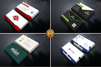 design business card, letterhead and envelope