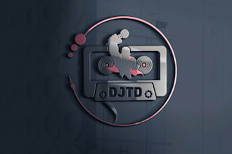 do the best highly dj, music logo design for you