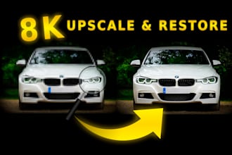 upscale and restore photos to professional quality