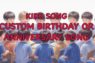 write and sing custom birthday or anniversary songs