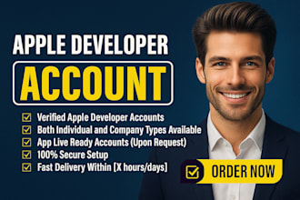 create and setup apple ios developer account