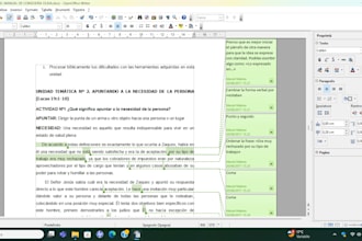 correción de estilo y ortotipográfico de textos