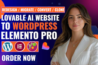 convert lovable ia website to wordpress redesign lovable ai website fix lovable