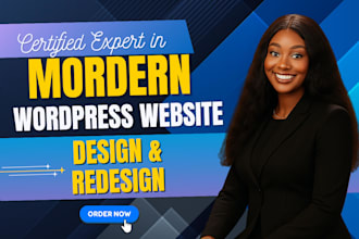 design redesign mordern wordpress website wordpress website development