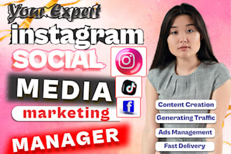 do instagram marketing, manage, grow and promote your page
