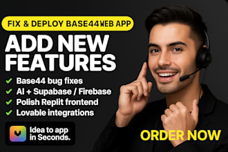 base44 website base44 expert base44 bug fixing base44 web app replit ai lovable