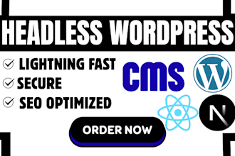 build and optimize your headless wordpress website with nextjs and react