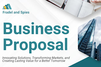 design business plan or sponsorship proposal