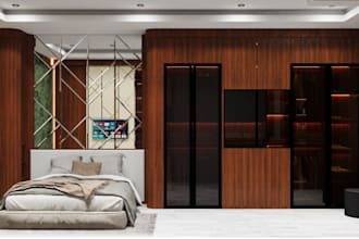 do luxury bedroom interior design for apartment or house