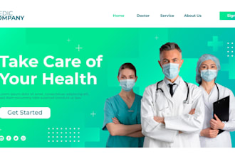 develop pharmacy website, medical website clinic, doctor appointment webs