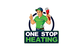 design greatest wonderful logo for one stop heating