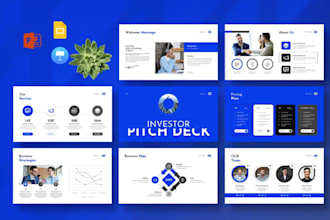 design futuristic investor pitch deck business plan powerpoint presentation ppt