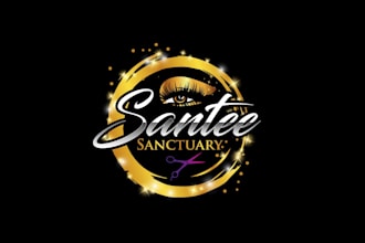 create attractive and imagination salon logo design