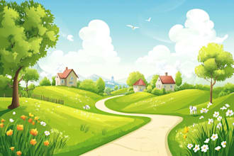 paint watercolor environment background art