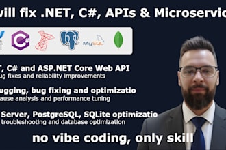 fix net, csharp, apis and microservices