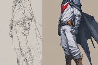 design your comic, game and children story character